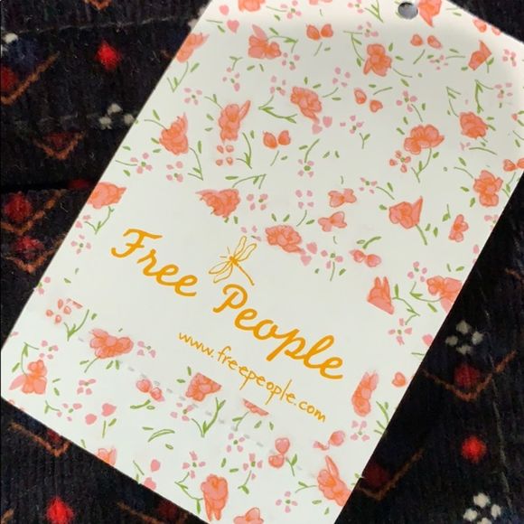 Free People Corduroy Mini Skirt Size 26 NWT - Picture 5 of 7